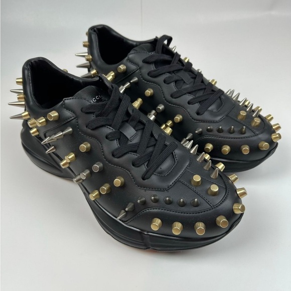 Gucci Studded Rython Sneakers - Picture 4 of 10